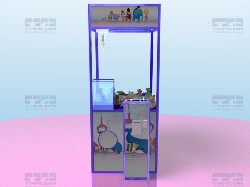 3d моделирование кран-машины. Продажа игрушек.